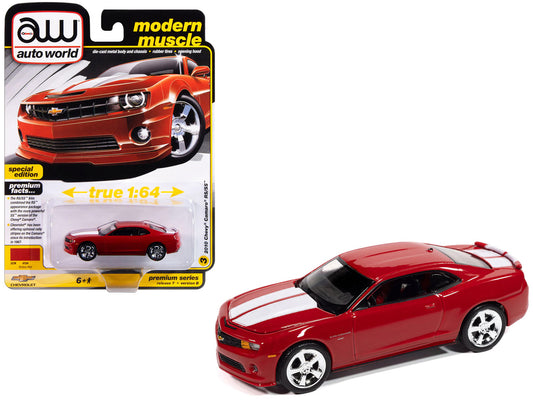 Auto World 2010 Chevrolet Camaro RS/SS Victory Red 1:64 diecast collectible car model