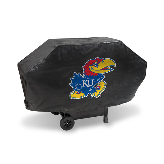 Kansas Jayhawks Deluxe Vinyl Grill Cover by Rico