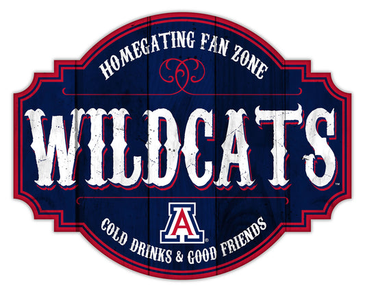 Arizona Wildcats Homegating Distressed Sign by Fan Creations