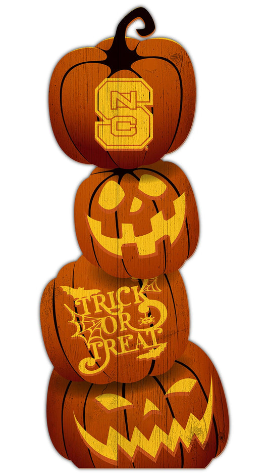 NC State Wolfpack 31" Pumpkin Leaner by Fan Creations