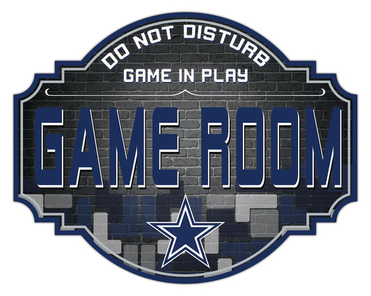 Dallas Cowboys 12" Tetris Game Room Tavern Sign by Fan Creations