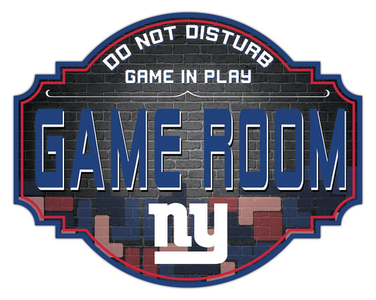 New York Giants 12" Tetris Game Room Tavern Sign by Fan Creations