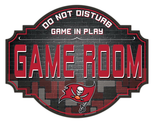 Tampa Bay Buccaneers 12" Tetris Game Room Tavern Sign by Fan Creations