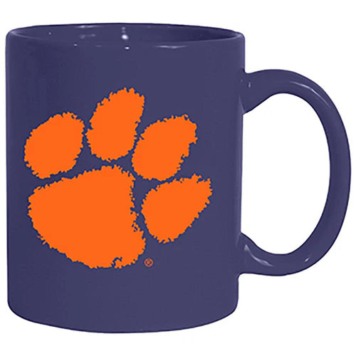 Clemson Tigers Coffee Mug: Team colors & graphics. Officially licensed by NCAA. Quality made by The Memory Company.