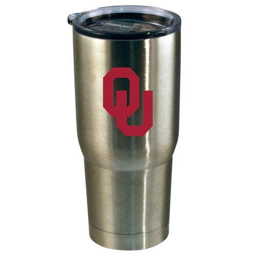 Oklahoma Sooners 22oz Decal Stainless Steel Tumbler by The Memory Company