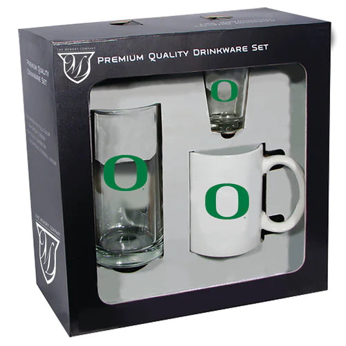 Oregon Ducks 3pc. Drinkware Set by The Memory Company