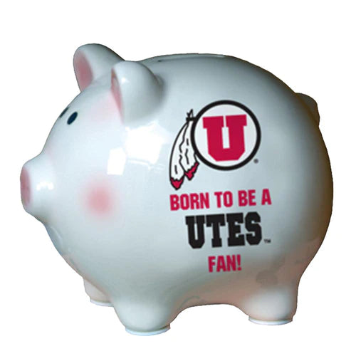 Utah Utes Born to Be Piggy Bank by The Memory Company