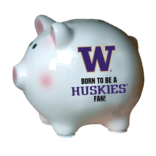Washington Huskies Born to Be Piggy Bank by The Memory Company