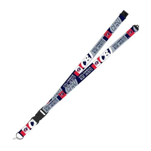 Columbus Blue Jackets Flash Lanyard - Safety Breakaway by Rico Industries