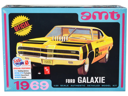 1969 Ford Galaxie 3-in-1 Kit 1/25 Scale Skill 2 Model Kit by AMT
