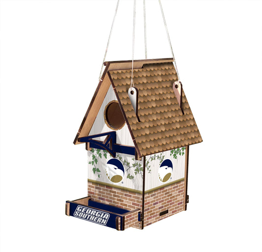 Georgia Southern Eagles Wood Birdhouse by Fan Creations