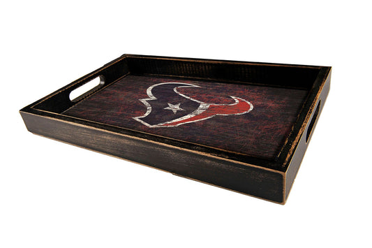 Houston Texans Distressed Logo Serving Tray by Fan Creations