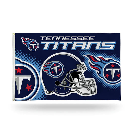 Tennessee Titans Helmet Design 3' x 5' Banner Flag by Rico Industries