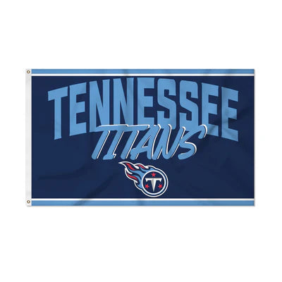 Tennessee Titans Script Design 3" x 5' Banner Flag by Rico
