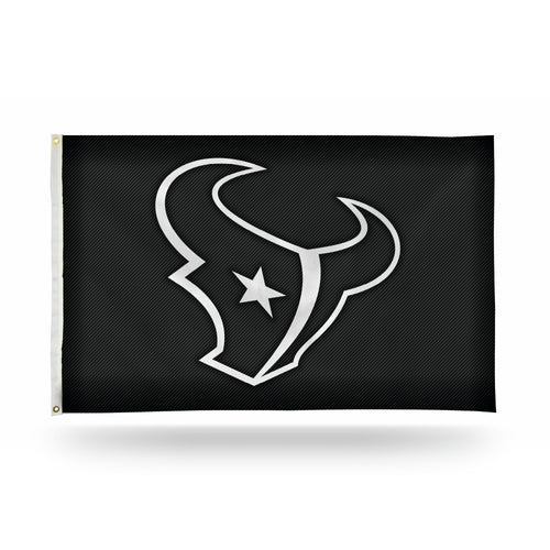 Houston Texans Carbon Fiber Design 3' x 5' Banner Flag by Rico Industries