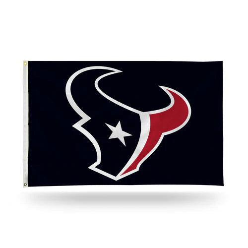 Houston Texans Classic Design 3' x 5' Single Sided Banner Flag by Rico Industries
