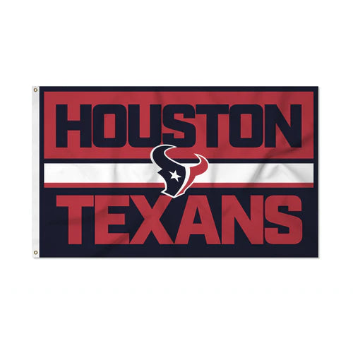 Houston Texans Bold Design 3' x 5' Banner Flag by Rico Industries