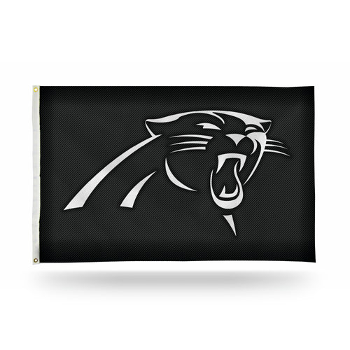Carolina Panthers 3' x 5' Carbon Fiber Banner Flag by Rico