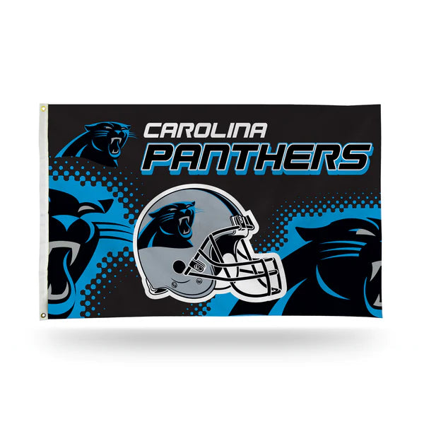 Carolina Panthers Helmet Banner Flag by Rico Industries