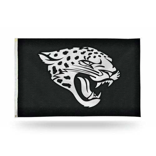 Jacksonville Jaguars Carbon Fiber Design 3' x 5' Banner Flag by Rico