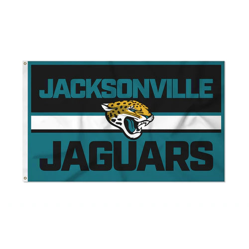 Jacksonville Jaguars Bold Design 3' x 5' Banner Flag by Rico