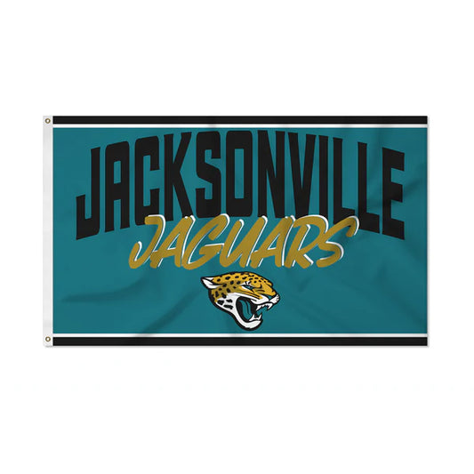 Jacksonville Jaguars 3' x 5' Script Banner Flag by Rico