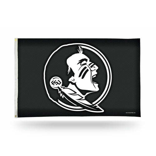 Florida State Seminoles 3' x 5' Carbon Fiber Design Banner Flag by Rico