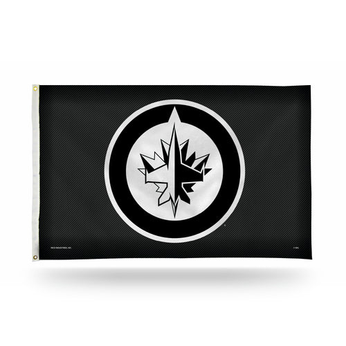 Winnipeg Jets 3' x 5' Carbon Design Banner Flag by Rico