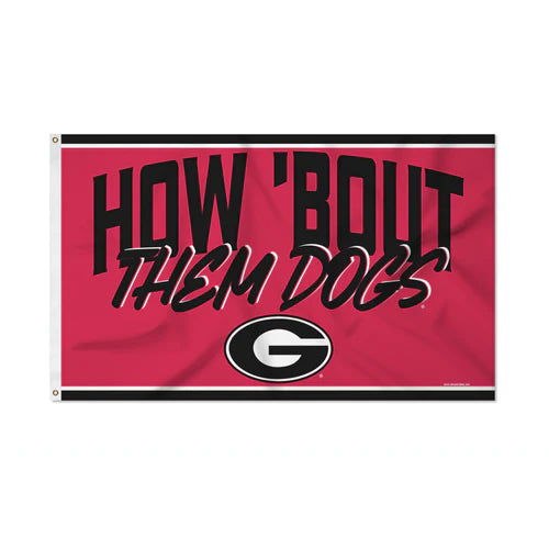 Georgia Bulldogs 3' x 5' Script Banner Flag by Rico