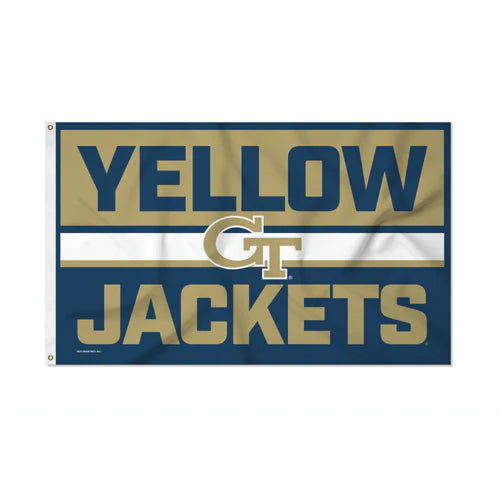 Georgia Tech Yellow Jackets 3' x 5' Bold Banner Flag by Rico