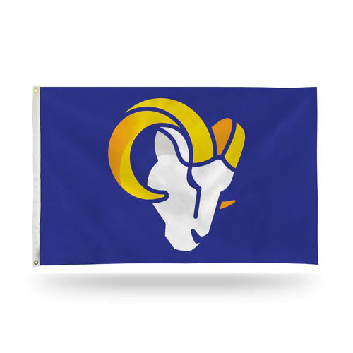 Los Angeles Rams 3' x 5' Ram Head Banner Flag by Rico