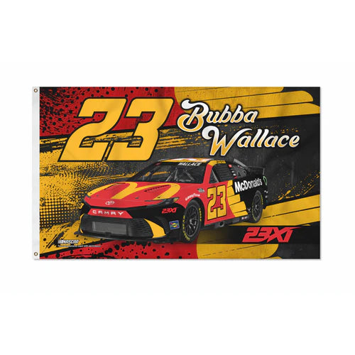 Bubba Wallace No. 23 - 3' x 5' Banner Flag by Rico Industries