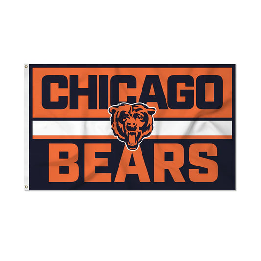 Chicago Bears 3' x 5' Bold Banner Flag by Rico