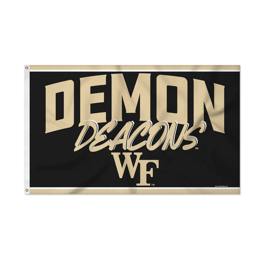 Wake Forest Demon Deacons 3' x 5' Script Banner Flag by Rico