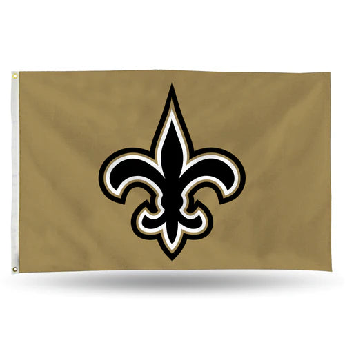 New Orleans Saints Classic Design 3' x 5' Single Sided Banner Flag by Rico
