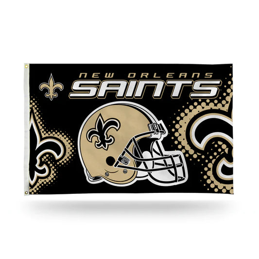 New Orleans Saints Helmet Banner Flag by Rico Industries