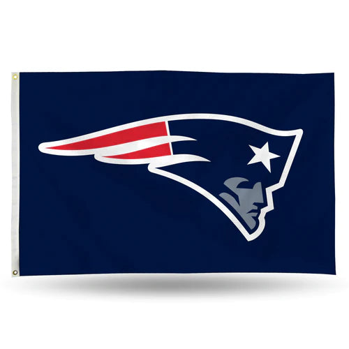 New England Patriots Classic Design 3' x 5' Single Sided Banner Flag by Rico Industries