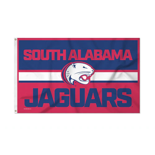 South Alabama Jaguars 3' x 5' Bold Banner Flag by Rico
