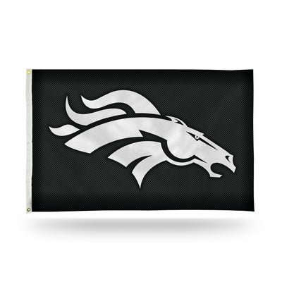 Denver Broncos Carbon Fiber Design 3' x 5' Banner Flag by Rico