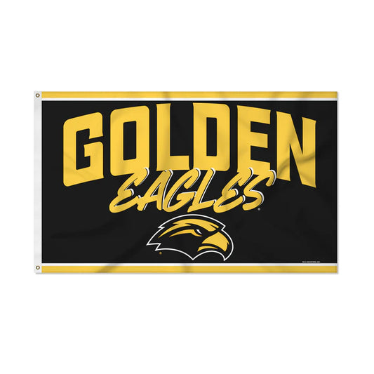 Southern Mississippi Golden Eagles 3' x 5' Script Banner Flag by Rico