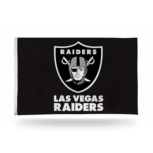 Las Vegas Raiders 3'x 5' Single Sided Banner Flag by Rico Industries
