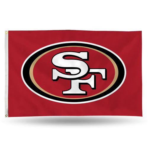 San Francisco 49ers Classic Design 3' x 5' Single Sided Banner Flag by Rico