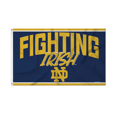 Notre Dame Fighting Irish 3' x 5' Script Banner Flag by Rico