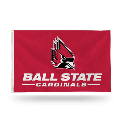 Ball State Cardinals 3' x 5' Banner Flag by Rico