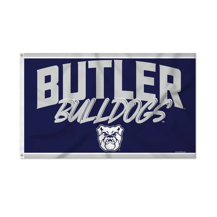 Butler Bulldogs 3' x 5' Script Banner Flag by Rico