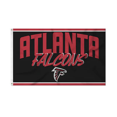 Atlanta Falcons 3' x 5' Script Banner Flag by Rico