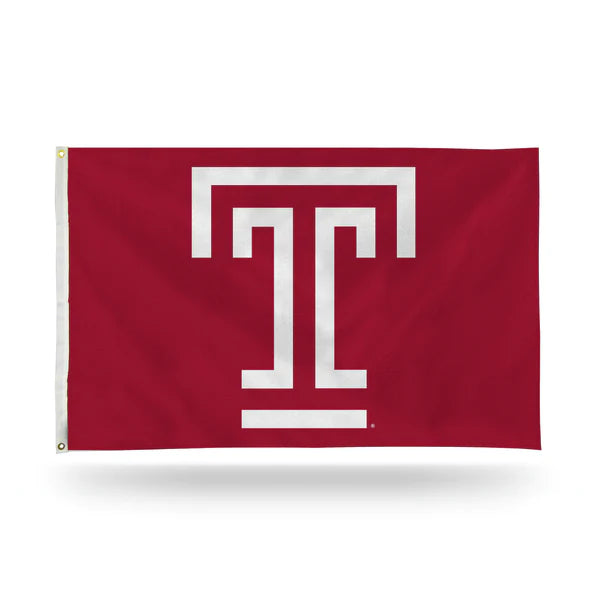 Temple Owls Banner Flag by Rico Industries