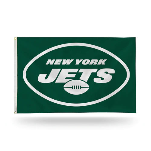 New York Jets Classic Design 3' x 5' Single Sided Banner Flag by Rico