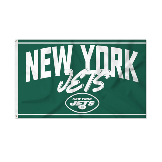 New York Jets 3' x 5' Script Banner Flag
