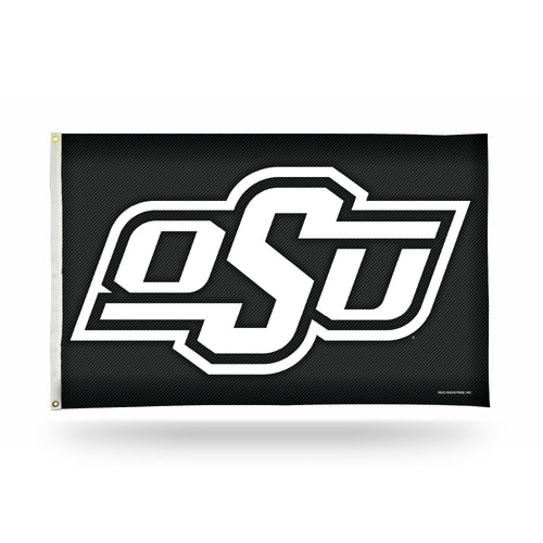 Oklahoma State Cowboys 3' x 5' Carbon Fiber Banner Flag by Rico